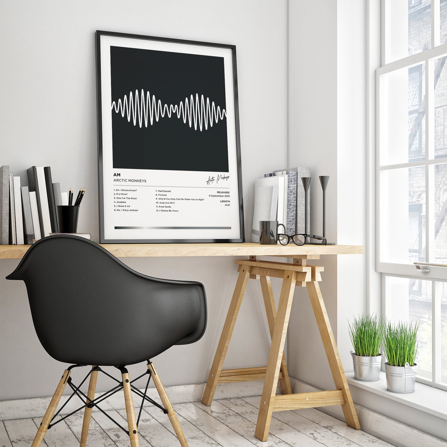 Arctic Monkeys - AM Framed Poster Print | Polaroid Style | Album Cover Artwork