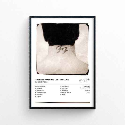 Foo Fighters - There Is Nothing Left To Lose Framed Poster Print | Polaroid Style | Album Cover Artwork