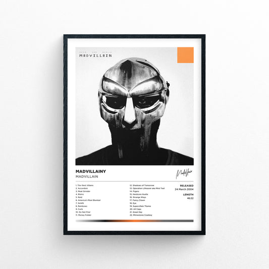 Madvillain - Madvillainy Framed Poster Print | Polaroid Style | Album Cover Artwork