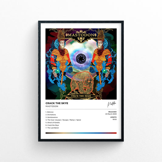 Mastodon - Crack the Skye Framed Poster Print | Polaroid Style | Album Cover Artwork