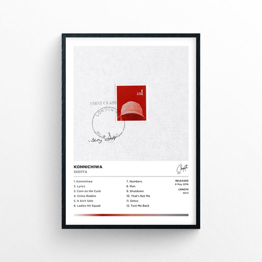 Skepta - Konnichiwa Framed Poster Print | Polaroid Style | Album Cover Artwork