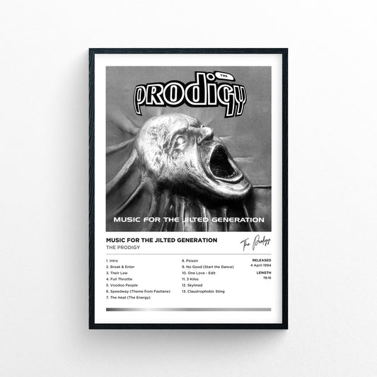 The Prodigy - Music for the Jilted Generation Framed Poster Print | Polaroid Style | Album Cover Artwork