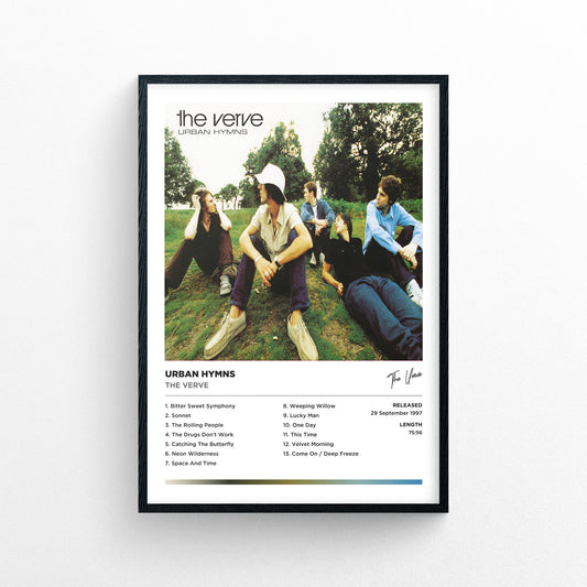 The Verve - Urban Hymns Framed Poster Print | Polaroid Style | Album Cover Artwork