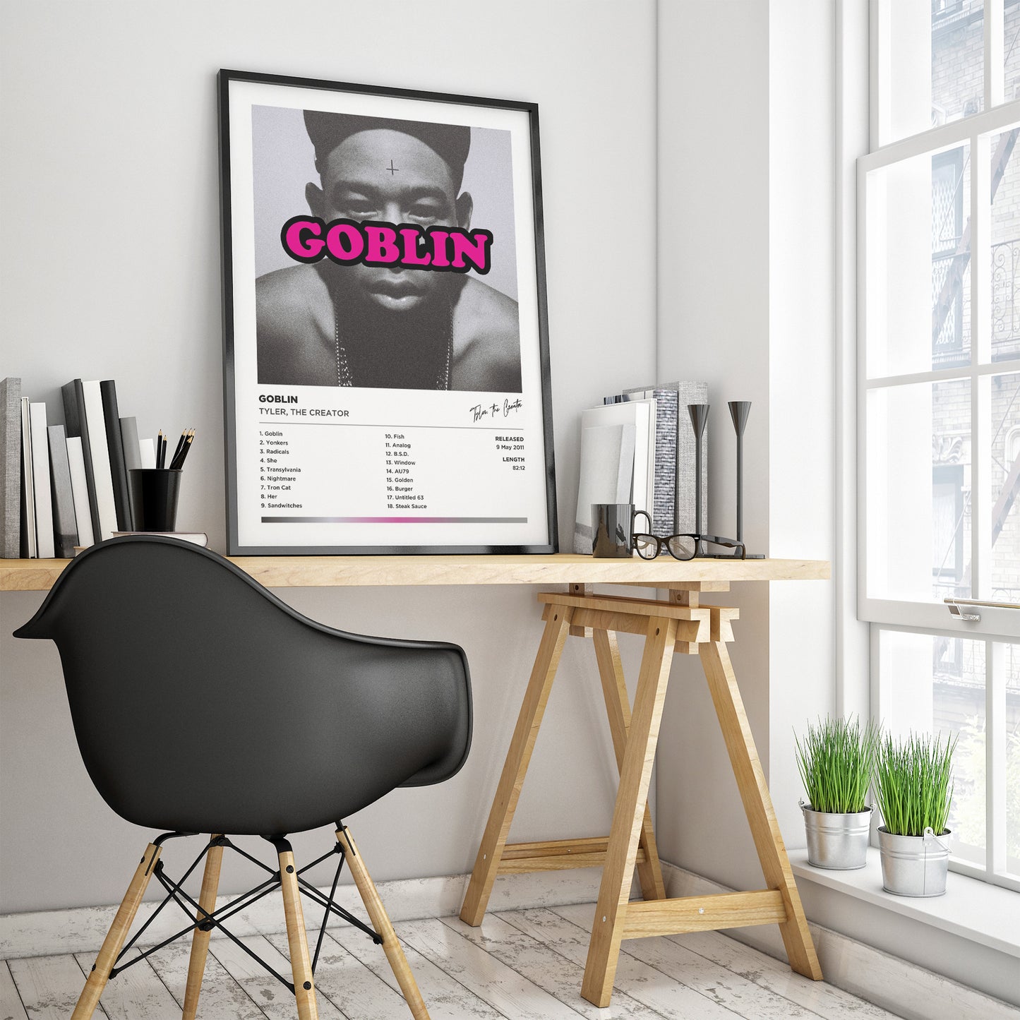 Tyler The Creator - Goblin Framed Poster Print | Polaroid Style | Album Cover Artwork