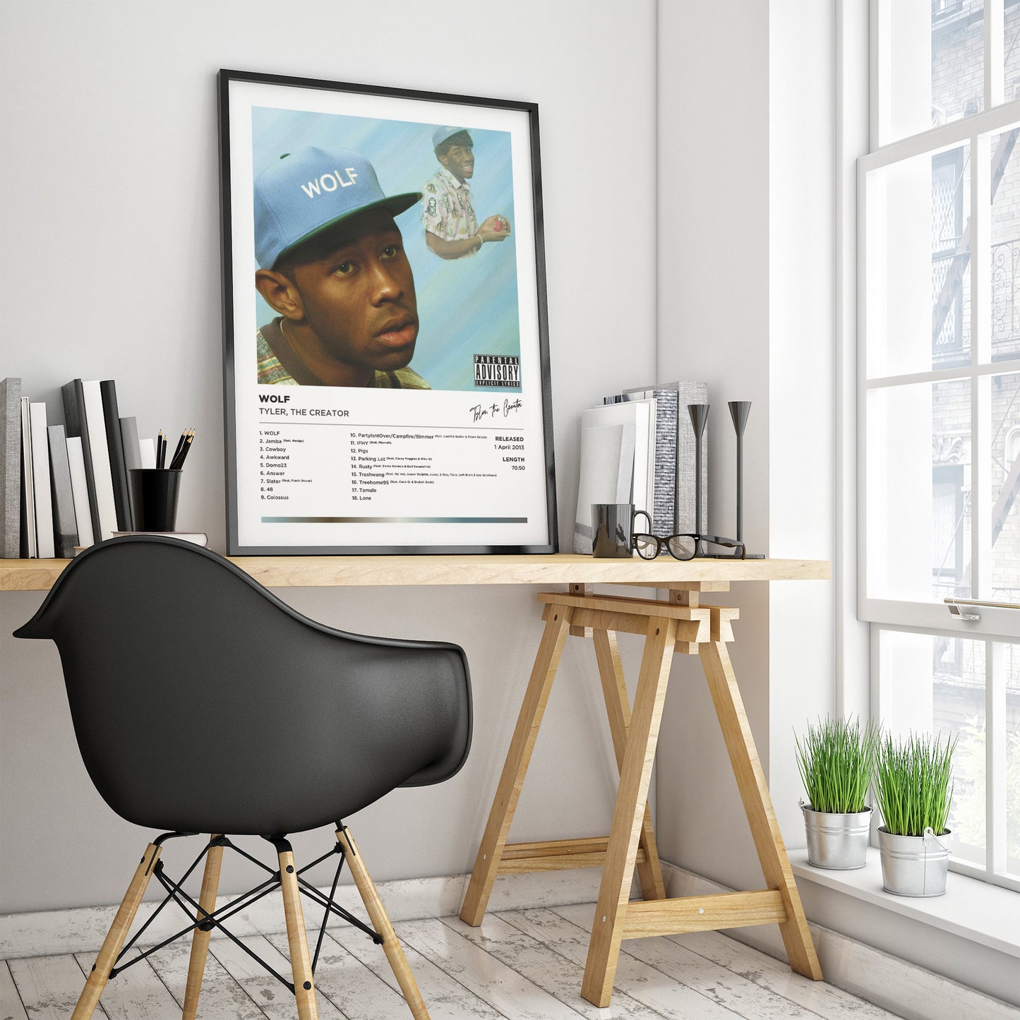 Tyler The Creator - Wolf Alternative Cover Framed Poster Print | Polaroid Style | Album Cover Artwork